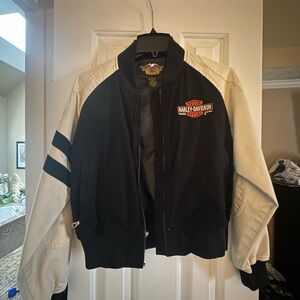 Harley-Davidson Black and Cream women’s Jacket